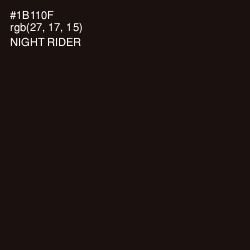 #1B110F - Night Rider Color Image